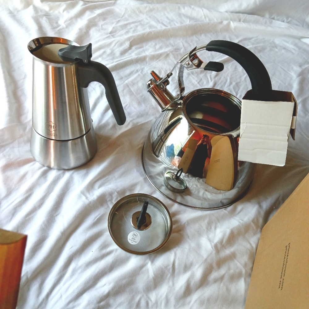 Princess House Stainless Steel Espresso & Kettle